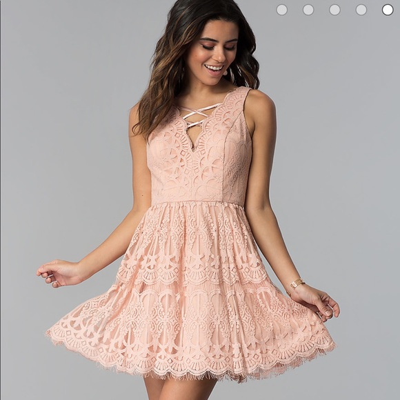 BLUSH DRESS BY PROMGIRL - Picture 4 of 4